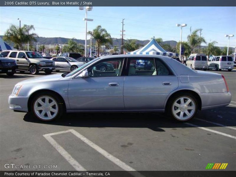 Blue Ice Metallic / Shale 2006 Cadillac DTS Luxury