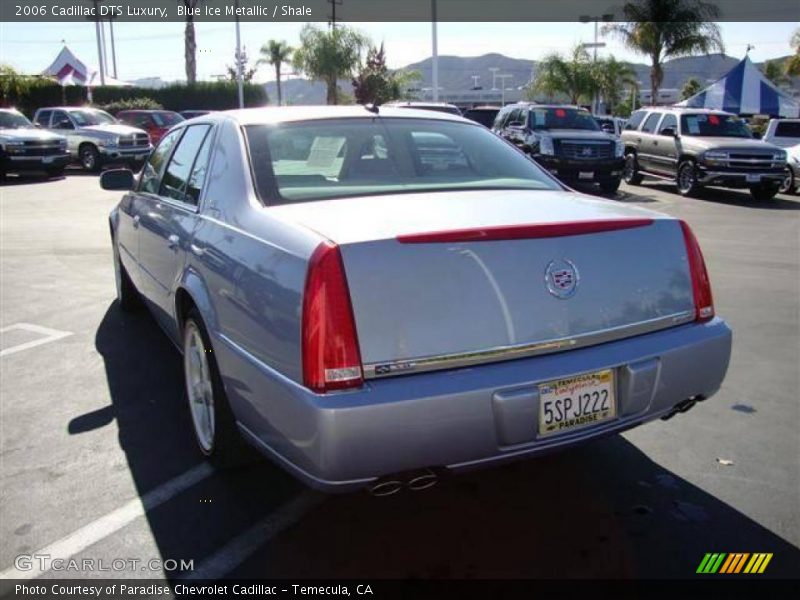 Blue Ice Metallic / Shale 2006 Cadillac DTS Luxury