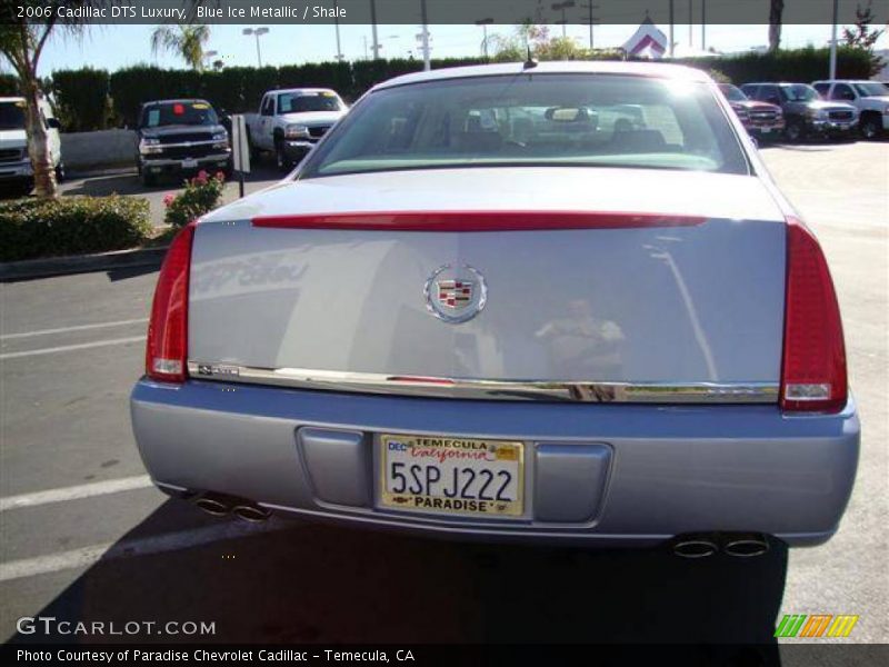 Blue Ice Metallic / Shale 2006 Cadillac DTS Luxury