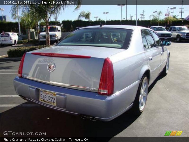 Blue Ice Metallic / Shale 2006 Cadillac DTS Luxury