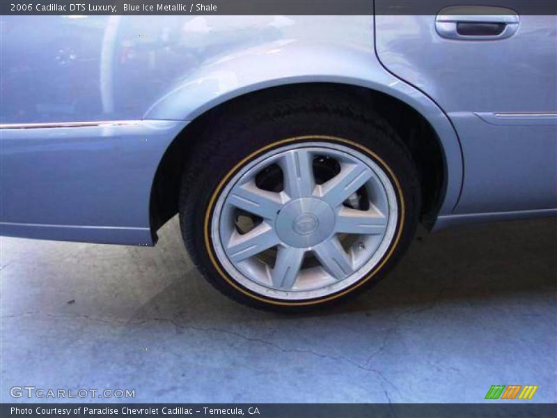 Blue Ice Metallic / Shale 2006 Cadillac DTS Luxury