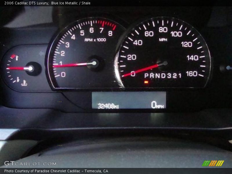 Blue Ice Metallic / Shale 2006 Cadillac DTS Luxury