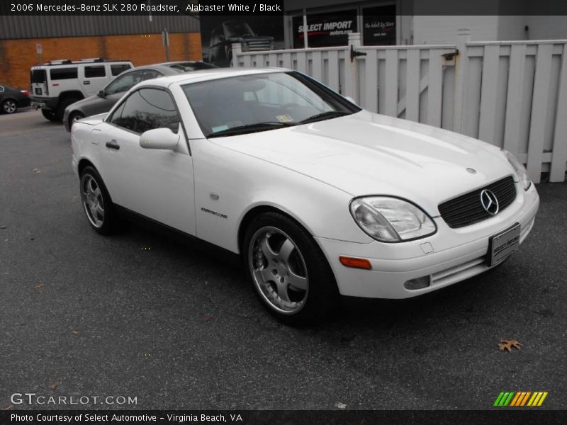 Alabaster White / Black 2006 Mercedes-Benz SLK 280 Roadster
