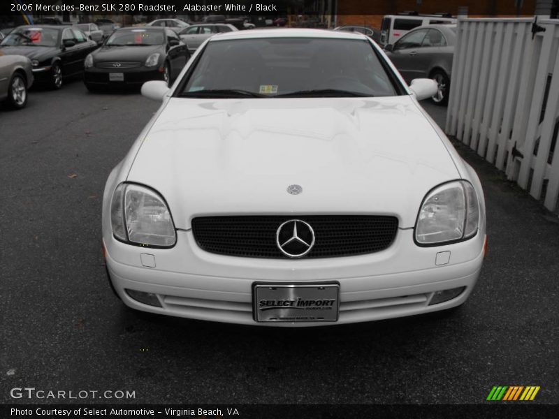 Alabaster White / Black 2006 Mercedes-Benz SLK 280 Roadster