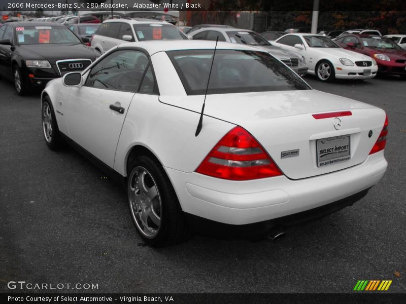 Alabaster White / Black 2006 Mercedes-Benz SLK 280 Roadster