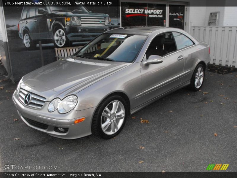 Pewter Metallic / Black 2006 Mercedes-Benz CLK 350 Coupe