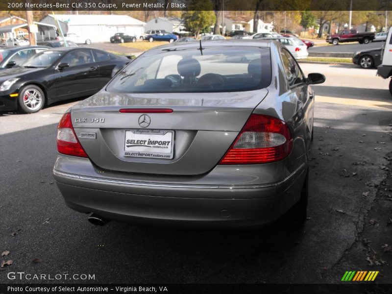 Pewter Metallic / Black 2006 Mercedes-Benz CLK 350 Coupe