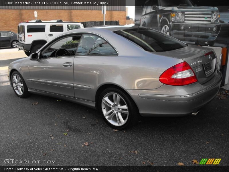 Pewter Metallic / Black 2006 Mercedes-Benz CLK 350 Coupe