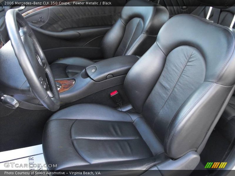Pewter Metallic / Black 2006 Mercedes-Benz CLK 350 Coupe