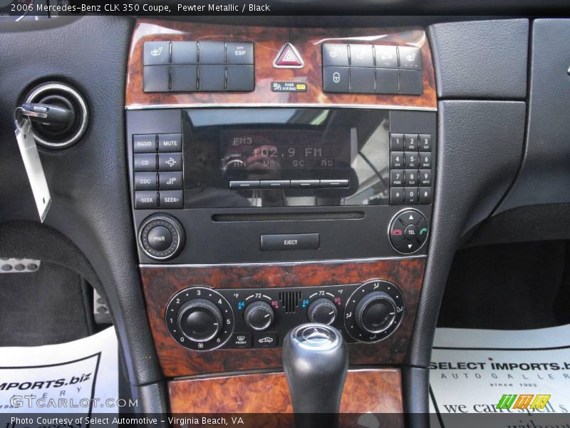 Pewter Metallic / Black 2006 Mercedes-Benz CLK 350 Coupe