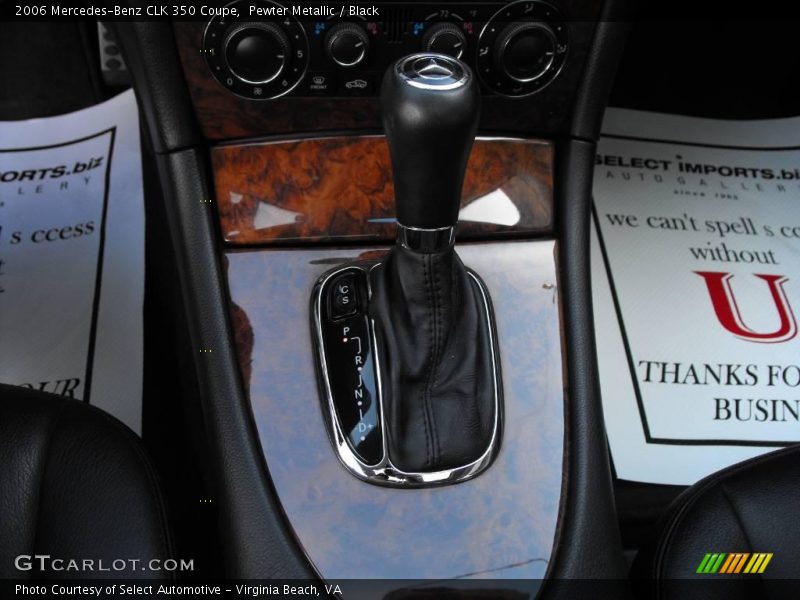 Pewter Metallic / Black 2006 Mercedes-Benz CLK 350 Coupe
