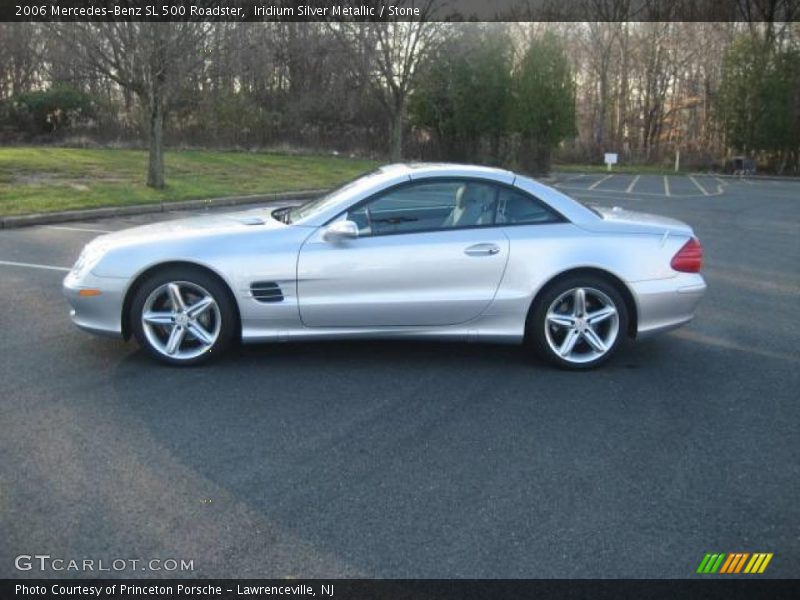 Iridium Silver Metallic / Stone 2006 Mercedes-Benz SL 500 Roadster