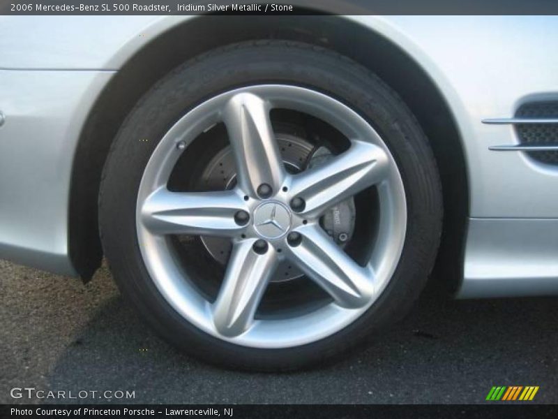 Iridium Silver Metallic / Stone 2006 Mercedes-Benz SL 500 Roadster