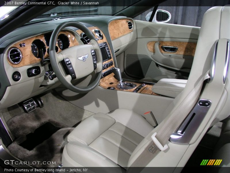 Glacier White / Savannah 2007 Bentley Continental GTC