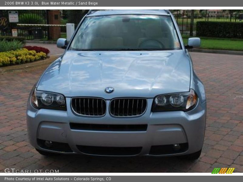Blue Water Metallic / Sand Beige 2006 BMW X3 3.0i