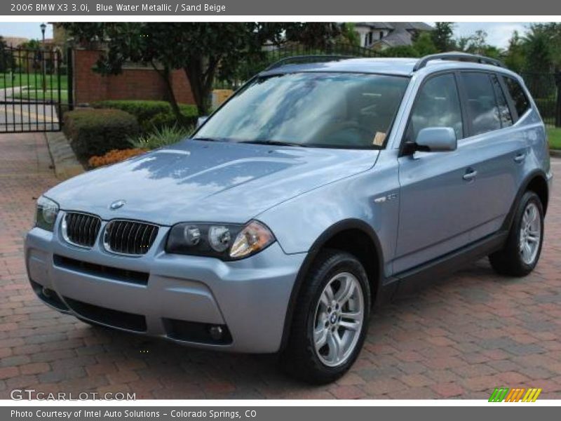 Blue Water Metallic / Sand Beige 2006 BMW X3 3.0i