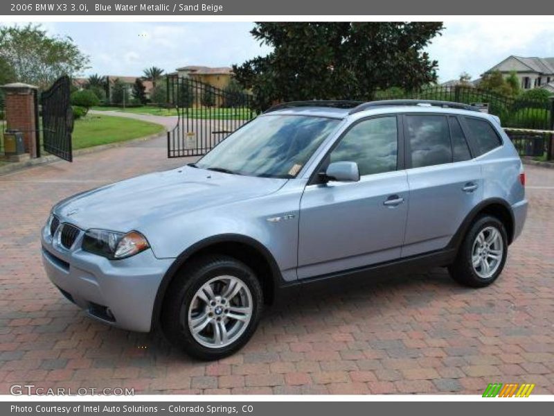 Blue Water Metallic / Sand Beige 2006 BMW X3 3.0i