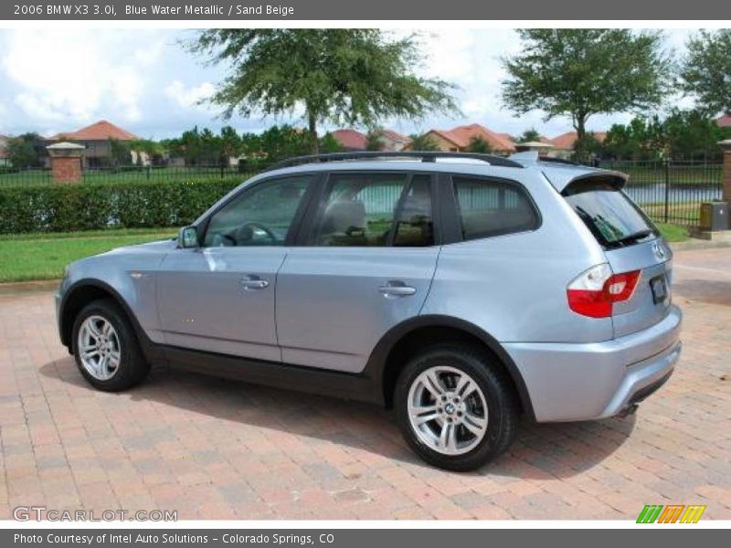 Blue Water Metallic / Sand Beige 2006 BMW X3 3.0i