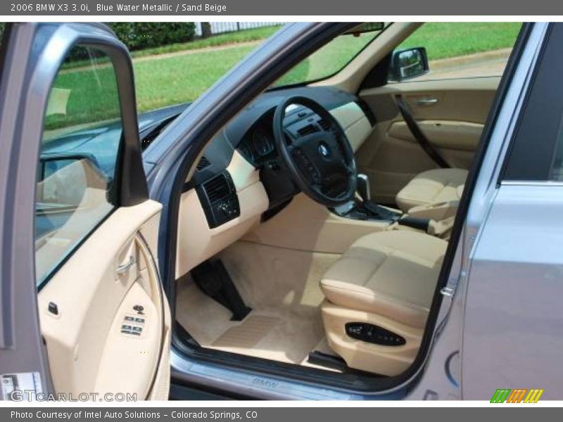 Blue Water Metallic / Sand Beige 2006 BMW X3 3.0i