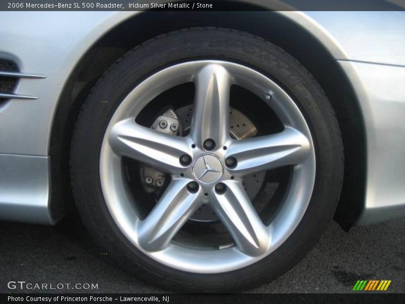 Iridium Silver Metallic / Stone 2006 Mercedes-Benz SL 500 Roadster