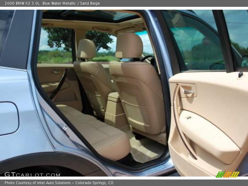 Blue Water Metallic / Sand Beige 2006 BMW X3 3.0i