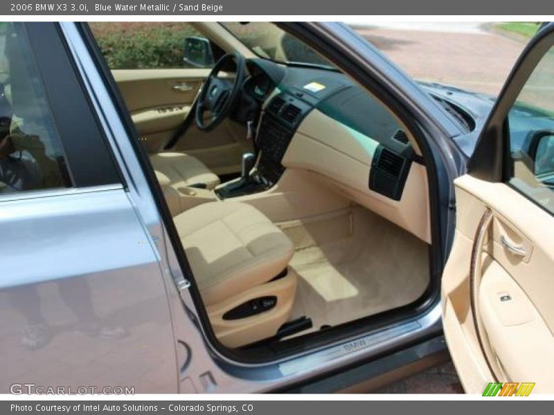 Blue Water Metallic / Sand Beige 2006 BMW X3 3.0i