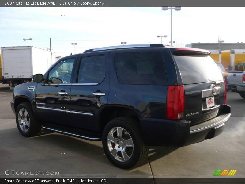 Blue Chip / Ebony/Ebony 2007 Cadillac Escalade AWD