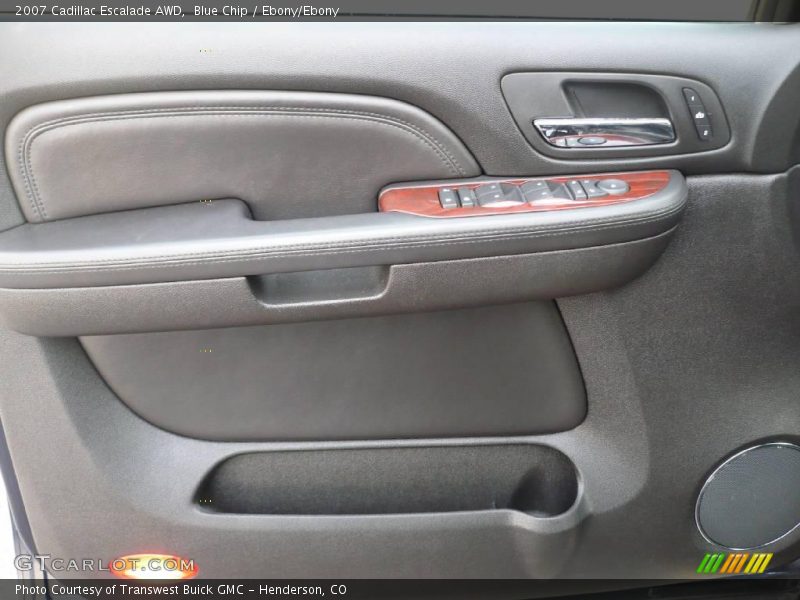 Blue Chip / Ebony/Ebony 2007 Cadillac Escalade AWD