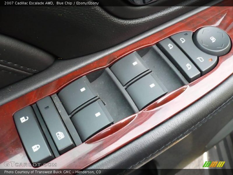 Blue Chip / Ebony/Ebony 2007 Cadillac Escalade AWD