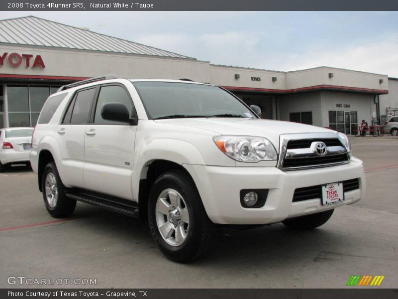 Natural White / Taupe 2008 Toyota 4Runner SR5
