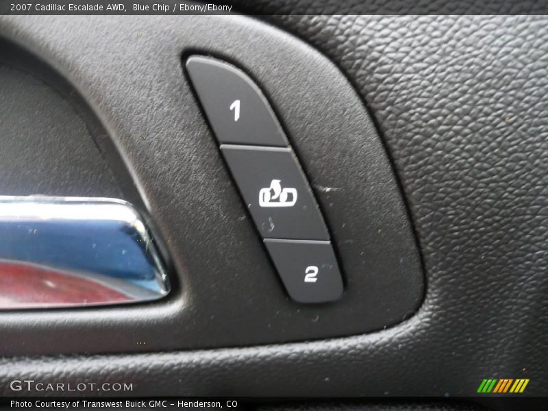 Blue Chip / Ebony/Ebony 2007 Cadillac Escalade AWD