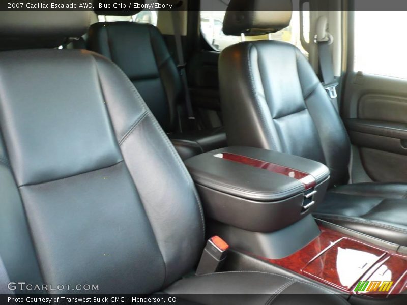 Blue Chip / Ebony/Ebony 2007 Cadillac Escalade AWD