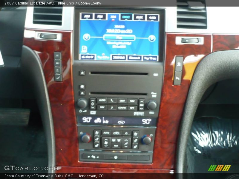 Blue Chip / Ebony/Ebony 2007 Cadillac Escalade AWD