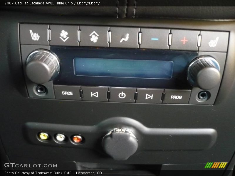 Blue Chip / Ebony/Ebony 2007 Cadillac Escalade AWD