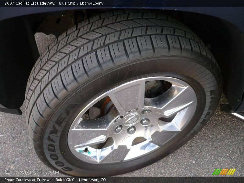Blue Chip / Ebony/Ebony 2007 Cadillac Escalade AWD