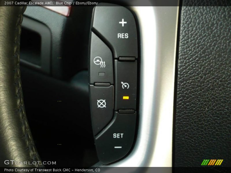 Blue Chip / Ebony/Ebony 2007 Cadillac Escalade AWD