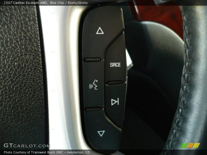 Blue Chip / Ebony/Ebony 2007 Cadillac Escalade AWD