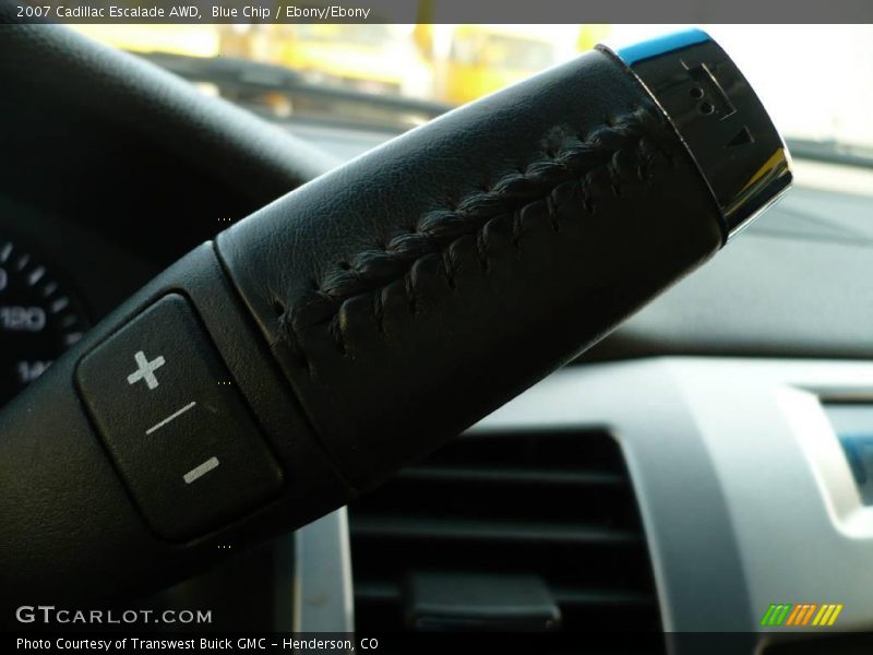 Blue Chip / Ebony/Ebony 2007 Cadillac Escalade AWD
