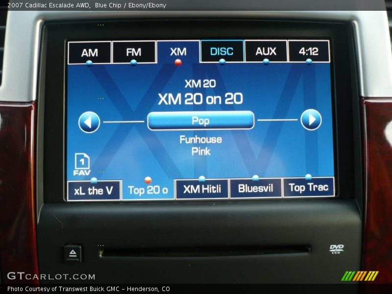 Blue Chip / Ebony/Ebony 2007 Cadillac Escalade AWD