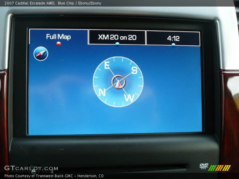 Blue Chip / Ebony/Ebony 2007 Cadillac Escalade AWD