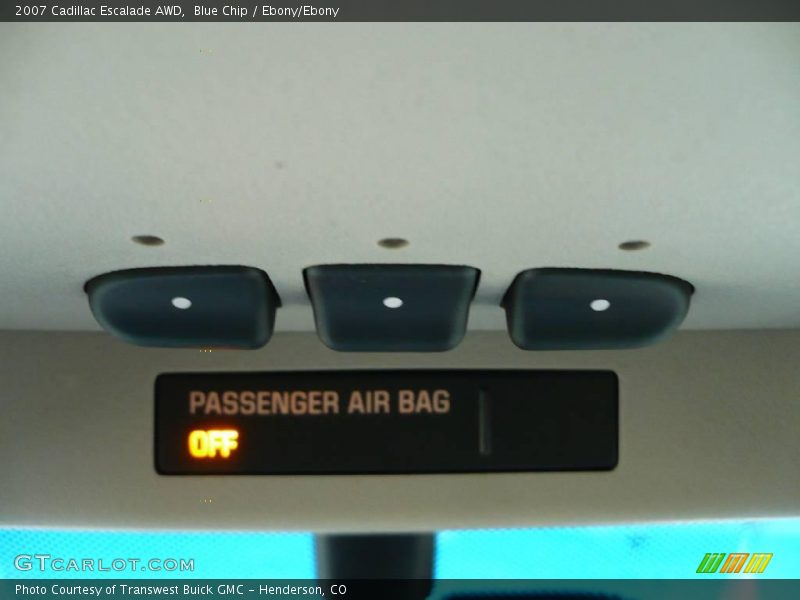 Blue Chip / Ebony/Ebony 2007 Cadillac Escalade AWD