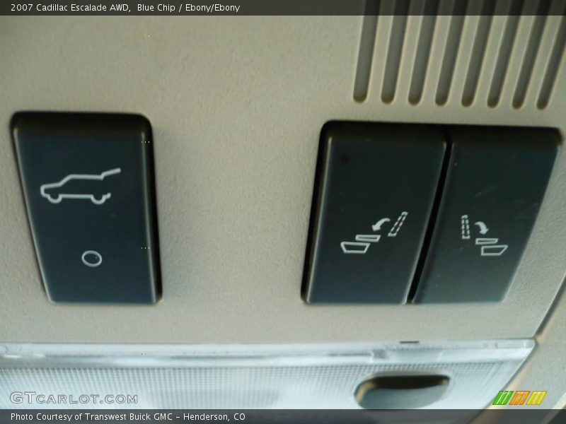 Blue Chip / Ebony/Ebony 2007 Cadillac Escalade AWD