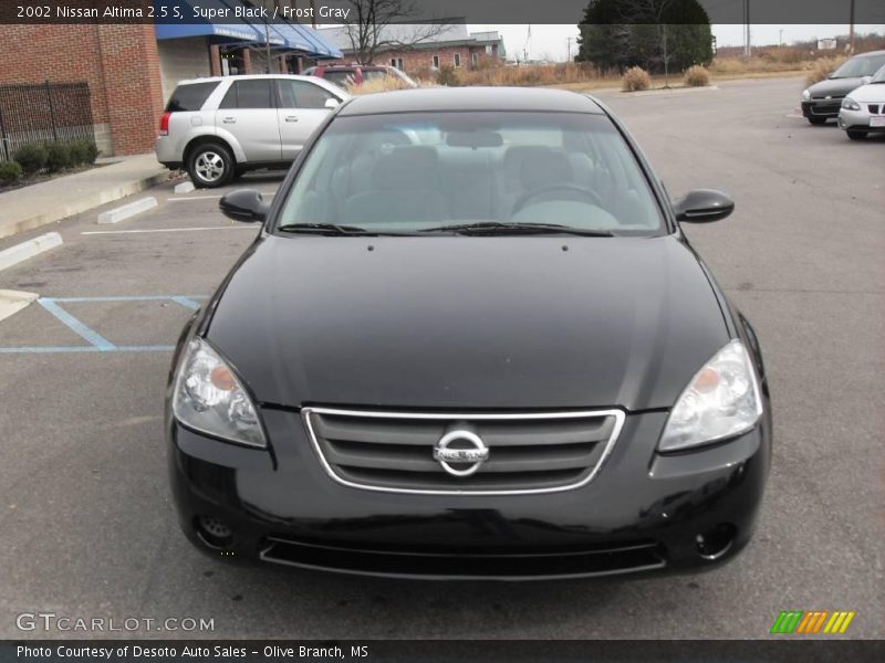 Super Black / Frost Gray 2002 Nissan Altima 2.5 S