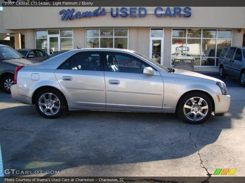 Light Platinum / Ebony 2007 Cadillac CTS Sedan