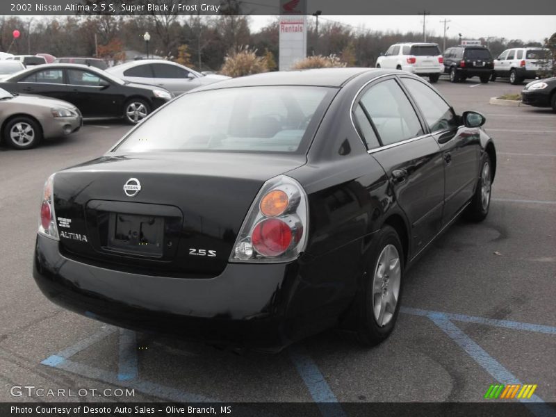 Super Black / Frost Gray 2002 Nissan Altima 2.5 S