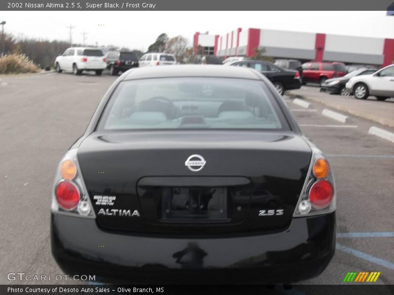 Super Black / Frost Gray 2002 Nissan Altima 2.5 S