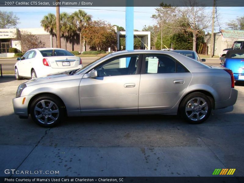 Light Platinum / Ebony 2007 Cadillac CTS Sedan