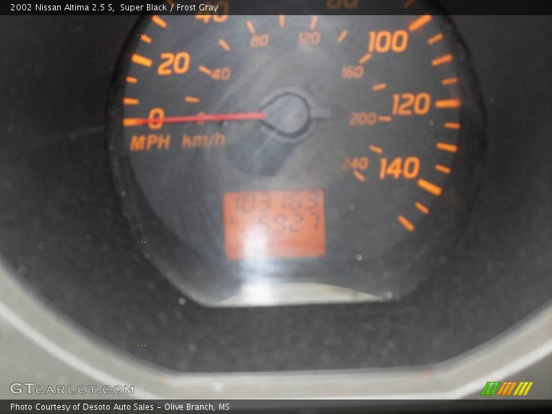 Super Black / Frost Gray 2002 Nissan Altima 2.5 S