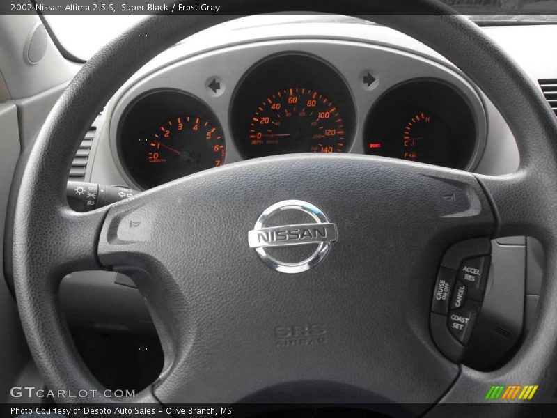 Super Black / Frost Gray 2002 Nissan Altima 2.5 S