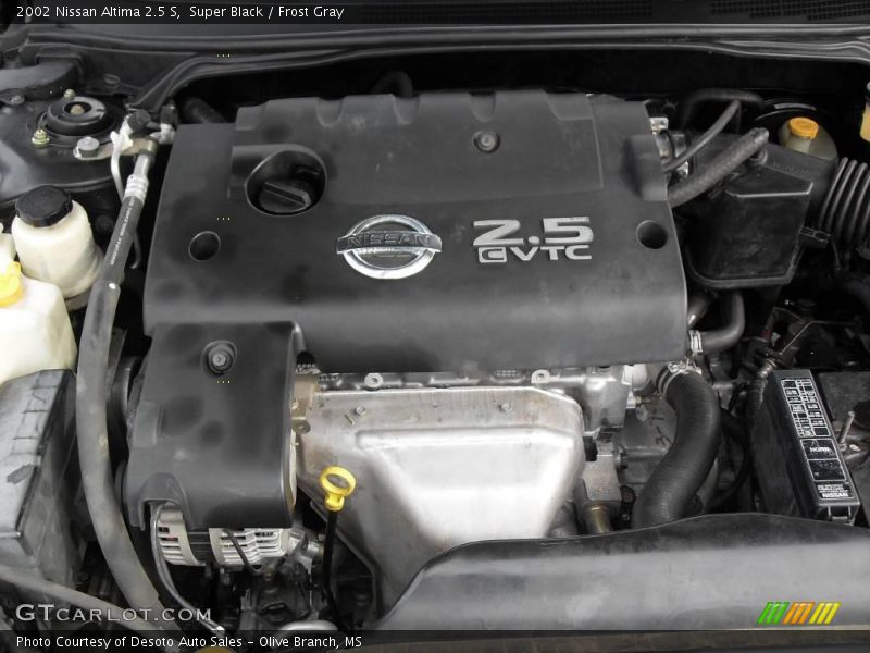 Super Black / Frost Gray 2002 Nissan Altima 2.5 S